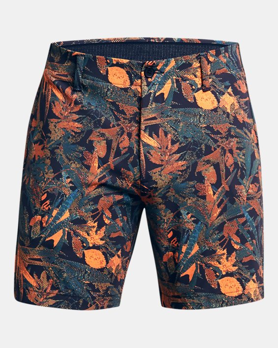 Men's UA Iso-Chill 7" Printed Shorts in Blue image number 5